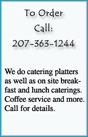 Catering at Bagel Basket of York, Maine